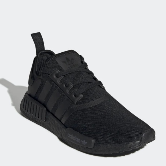 𝅺NWT ADIDAS NMD_R1 Triple Black Size 5 - Picture 4 of 11